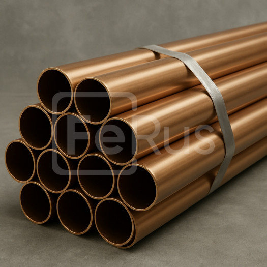 Труба бронзовая дюймовая 2 БрАЖМц10-3-1,5 ГОСТ 1208-2014