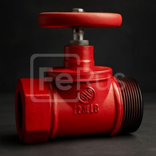 Клапан пожарный КПКП 50-1 прямоточный чугунный