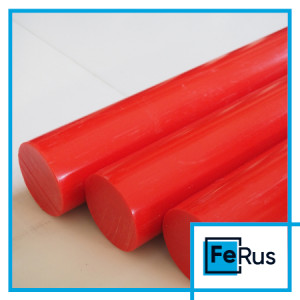 Стержень красный 80х2000 мм PVC-CAW ТУ 22.21.10-011-17152852-2019