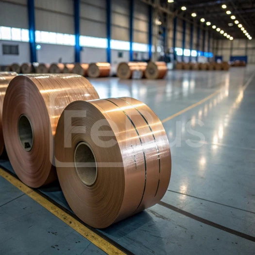 Лента бронзовая электросварная 0,07х32 мм БрБ2 ГОСТ 1789-2013